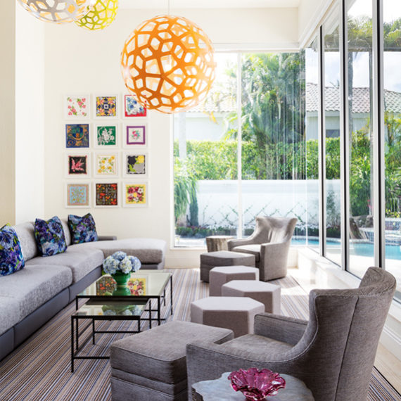 Boca Raton home interior design project by Annette Jaffe Interiors