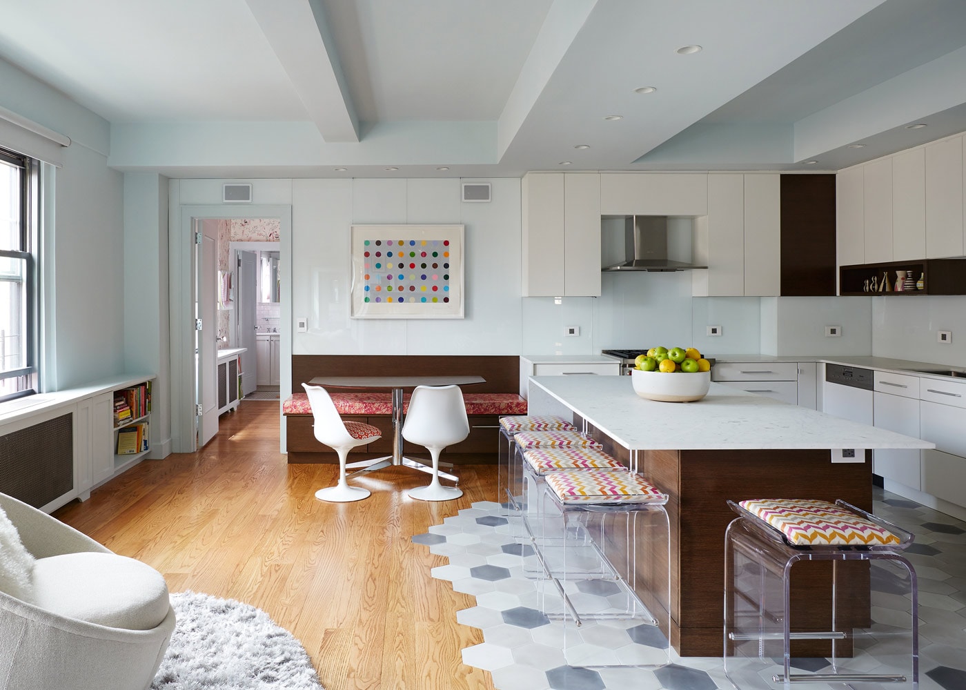 Greenwich Village apartment kitchen design by Annette Jaffe Interiors