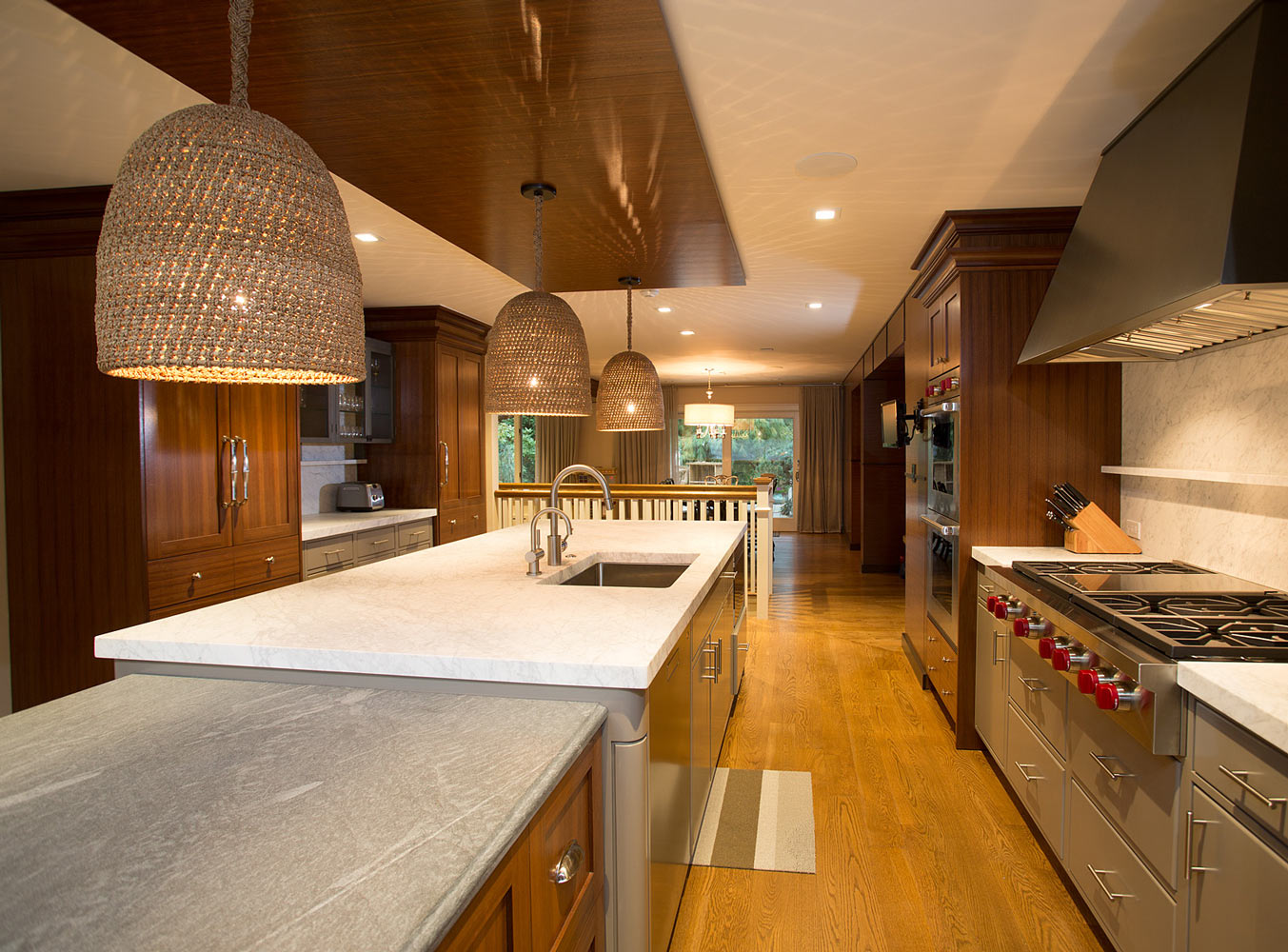 Kitchen interiors in Roslyn designed by Annette Jaffe Interiors
